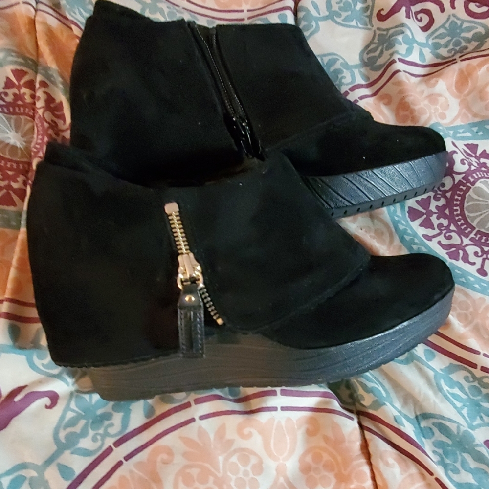 Dr Scholl's wedge bootie